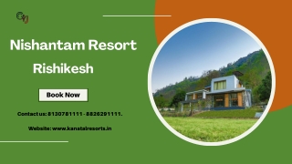 Luxury Resort in Rishikesh | Nishantam Resort Rishikesh