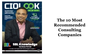 The 10 Most Recommended Consulting Companies