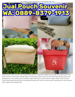 O88ᑫ_8Зᜪᑫ_1ᑫ1З (WA) Souvenir Pouch Murah Leather Pouch Clutch