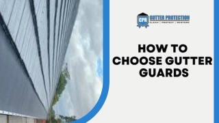 How To Choose Gutter Guards