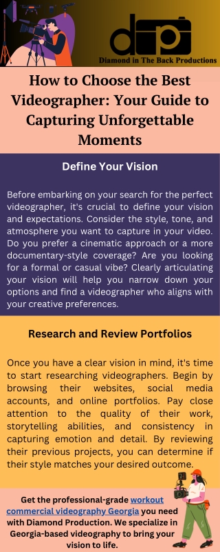 How to Choose the Best Videographer Your Guide to Capturing Unforgettable Moments