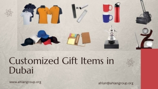 Top Customized Gift Items in Dubai to Impress Your Loved Ones