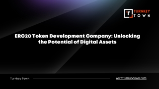 ERC20 Token Development Company Unlocking the Potential of Digital Assets