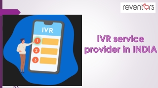 IVR service provider in India