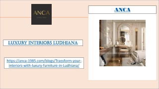 Luxury Interiors Ludhiana