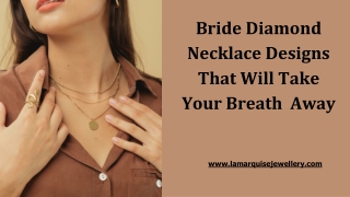 Bride Diamond Necklace Designs That Will Take Your Breath Away