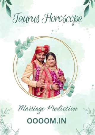 Uncovering Taurus Horoscope Marriage Prediction and Astrology