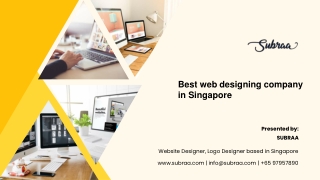 Best web designing company in Singapore