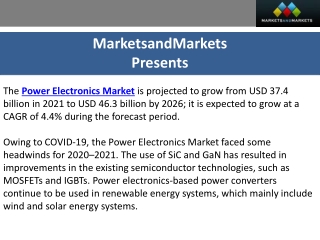 Power Electronics Market: Analysis and Insights