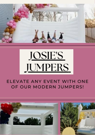 Birthday Parties Jumper Rentals Simpsonville, SC– Josie’s Jumpers