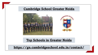 Top Schools in Greater Noida
