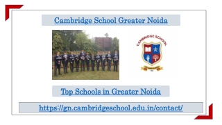 Top Schools in Greater Noida