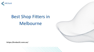 Best Shop Fitters in Melbourne