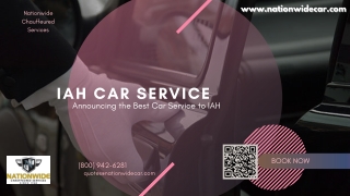 Announcing the Best Car Services to IAH