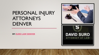 Why Hiring a Personal Injury Lawyer is Crucial After an Accident - Suro Law