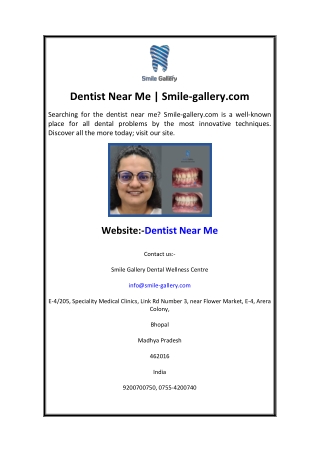 Dentist Near Me  Smile-gallery.com