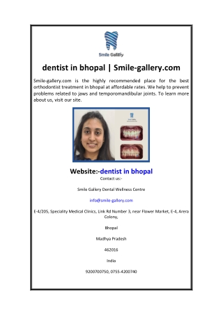 dentist in bhopal Smile-gallery.com