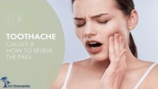 Fast Relief for Toothache | 24/7 Homeopathy Clinic Zirakpur