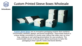 Custom Sleeve Boxes