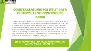 A proper guide to troubleshoot Intuit Data Protect Has Stopped Working Issue