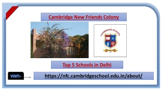 Top 5 Schools in Delhi