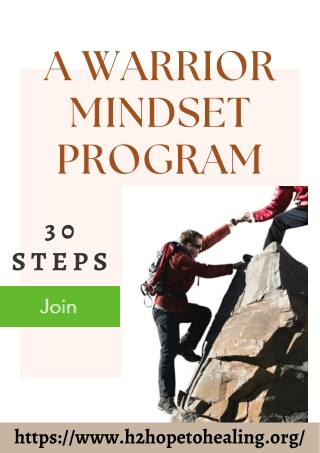 Succeed In Every Step Of Life With Hope To Healing's Mindset Program