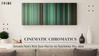 Exploring Movie Color Palettes and Music-Inspired Wall Decor | Frome