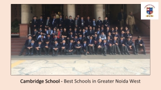 Best Schools in Greater Noida West