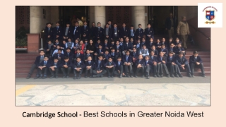 Best Schools in Greater Noida West