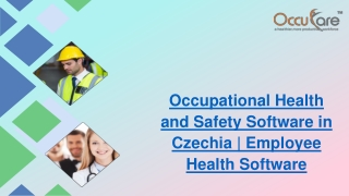 Occupational Health and Safety Software in czechia