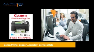 Canon Printer Support, Assistant Services Help