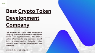 A Great Company is Offering the Best Crypto Tokens