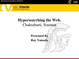 Hypersearching the Web, Chakrabarti, Soumen