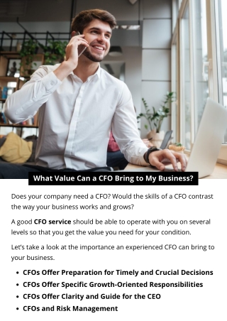 What Value Can a CFO Bring to My Business?