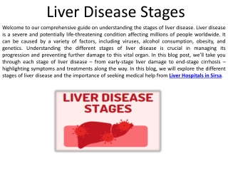 Degrees of liver disease prevalence