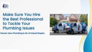 Make Sure You Hire the Best Professional to Tackle Your Plumbing Issues