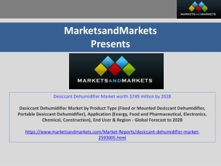 Desiccant Dehumidifier Market worth $749 million by 2028
