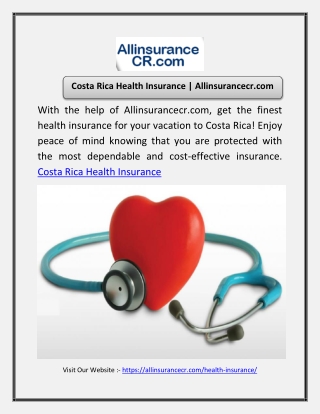 Costa Rica Health Insurance | Allinsurancecr.com