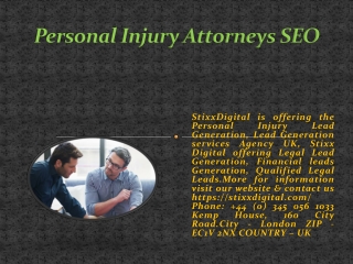 Personal Injury Attorneys SEO