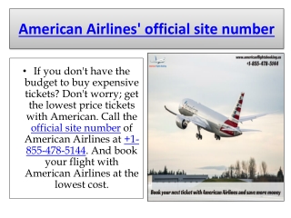 Get amazing deals and offers with American Airlines