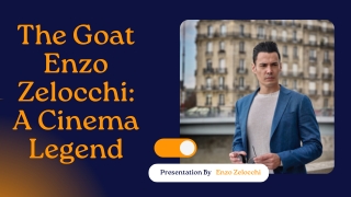 The Goat Enzo Zelocchi A Cinema Legend