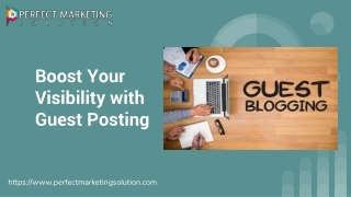 Guest Blog Posting Service