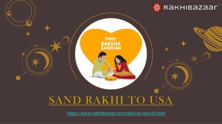 Send Rakhi To USA, Rakhibazaar.com