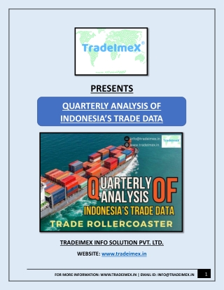 INDONESIA QUARTERLY REPORT