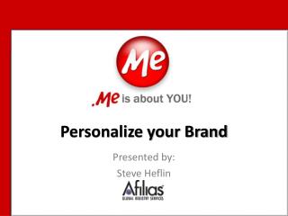 Personalize your Brand