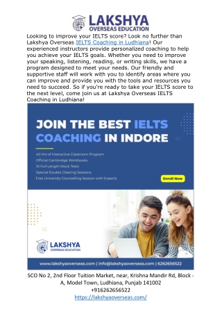 Looking to improve your IELTS score