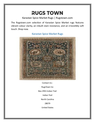 Karastan Spice Market Rugs Rugstown