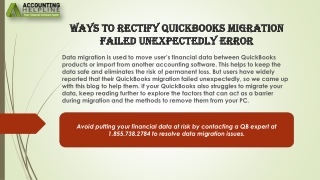 A Quick Troubleshooting Guide To Resolve QuickBooks migration failed unexpectedl