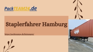 Gabelstaplerfahrer Hamburg | Packteam24.de