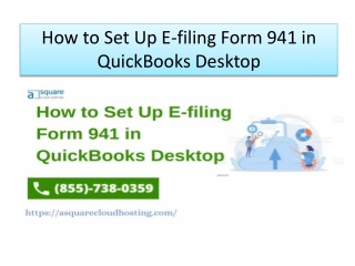 A Step-by-Step Guide to E-filing Form 941 in QuickBooks Desktop